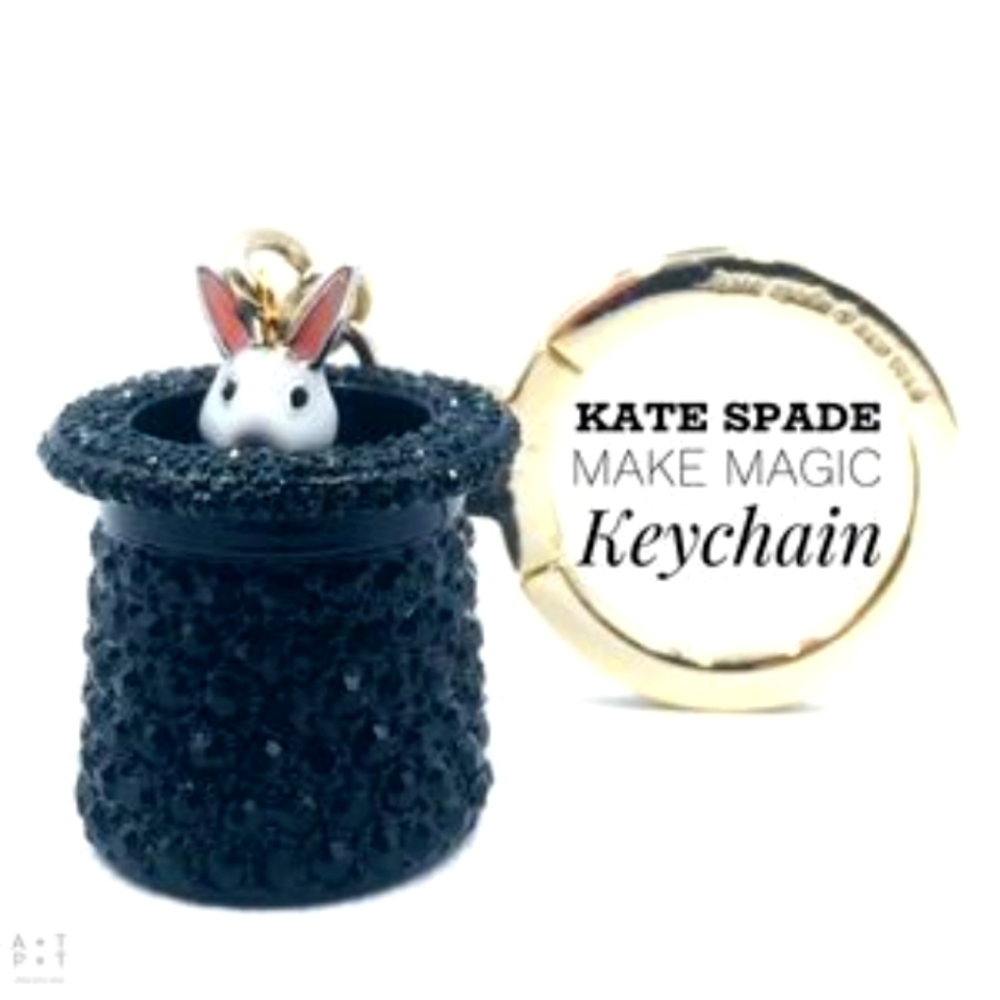 ISO kate spade make magic hat rabbit keychain